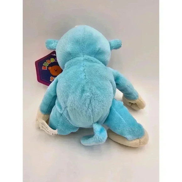 Kuddle Me Toys 2002 Rare Blue Monkey 8.5" Stuffed Animal - Picture 2 of 16